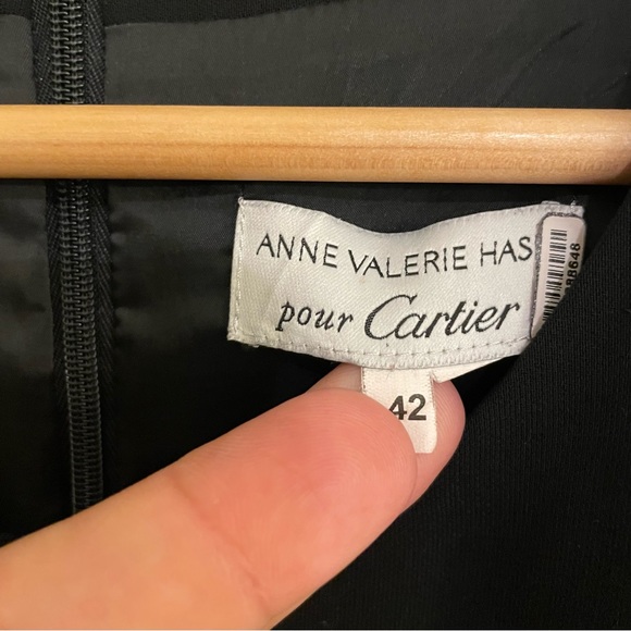 Anne Valerie Hash pour Cartier Black Uniform Dress FR 42 US 8 - Picture 4 of 5